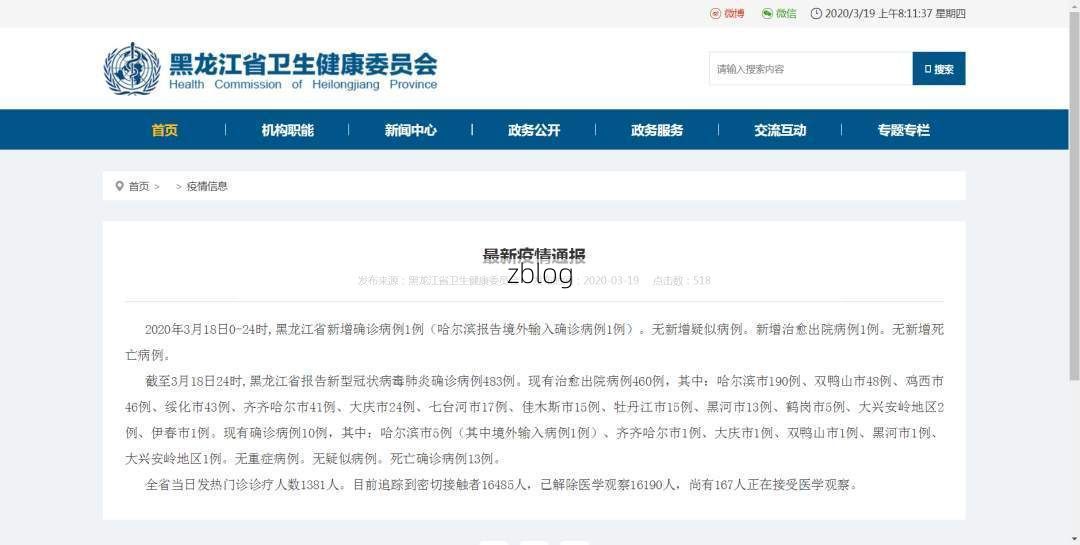 2022年3月15日哈尔滨香坊区新增确诊病例情况