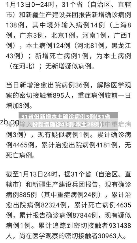 31省区市新增13例本土确诊，丹东疫情最新消息
