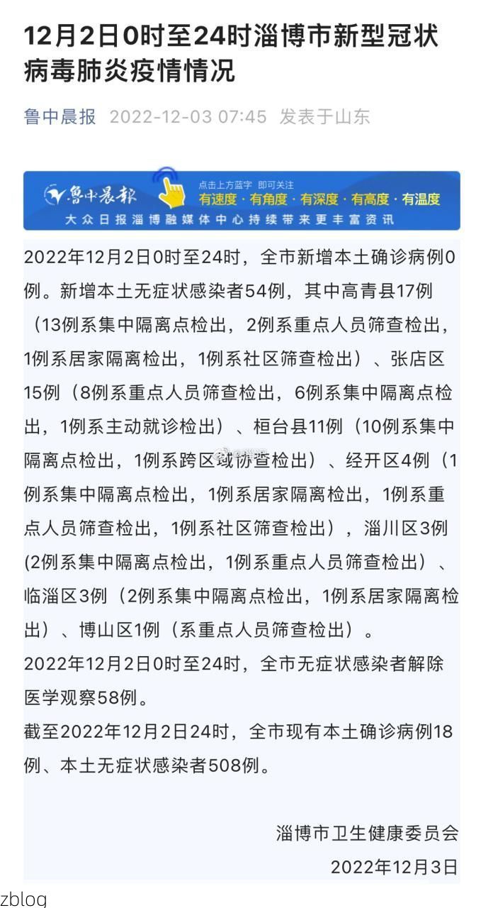 2022年4月10日淄博新增确诊病例情况